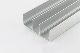 [1539] RIELES ALU. P/CLOSETS (SUP+ INF) PLANO DOS PTAS L=4MT. USO COD-1537